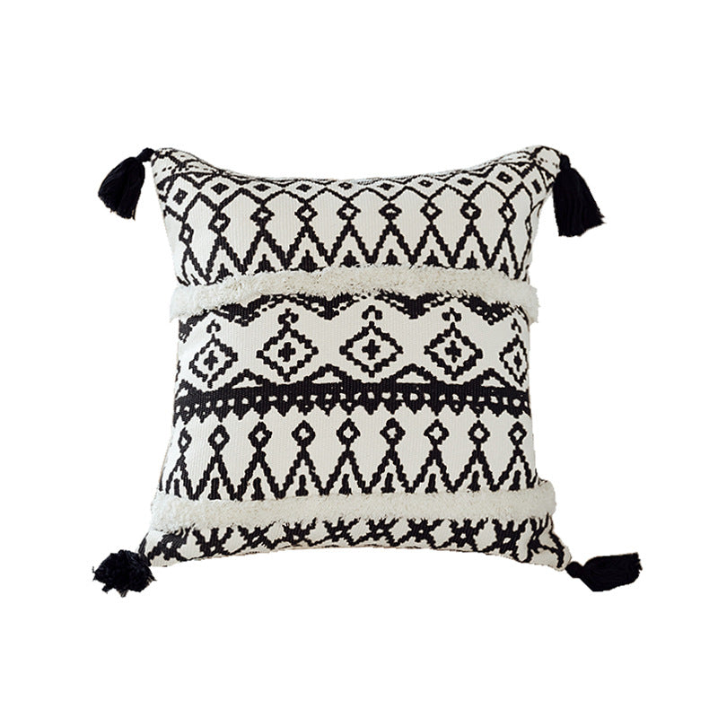 Nordic New Moroccan Sofa Pillow Waist Pillow Tufted Ins Pillow Bed Pillow