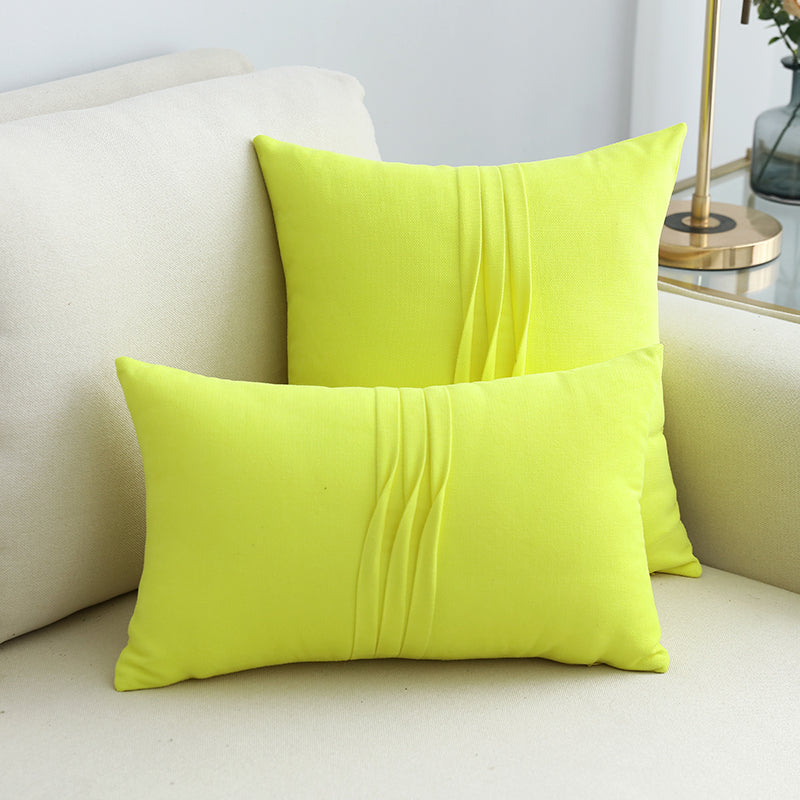 Solid Color Pillow, Pillow, Office Sofa, Simple Lumbar Pillow, Cushion