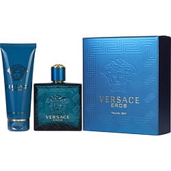 Versace Eros Travel Set Eau De Toilette Spray 3.4 oz & Shower Gel 3.4 oz (Travel Offer) by Gianni Versace