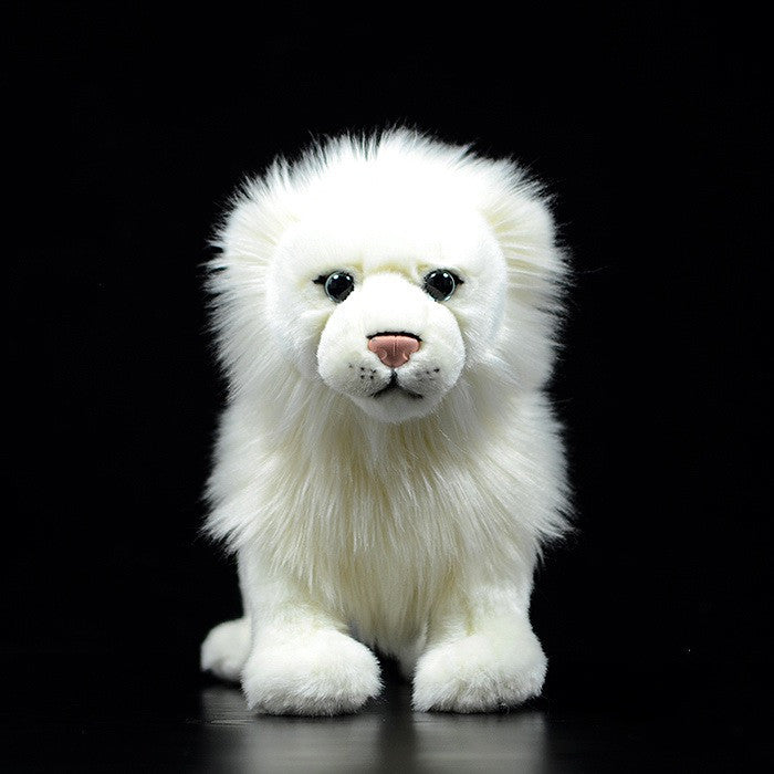 Soft Toy White Lion Doll