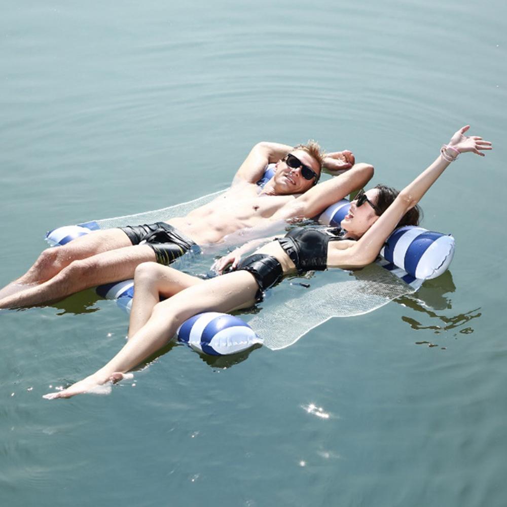 Double Floating Bed Inflatable for Adults Portable Water Hammock