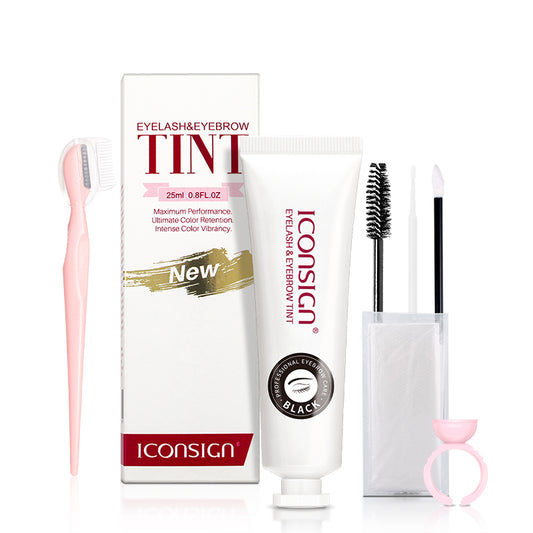 ICONSIGN Lashes Eyebrow Tint Kit Professional Fast Perming Dye Brow Mascara Tattoo Cream Waterproof Long Lasting 60 To 90 Days