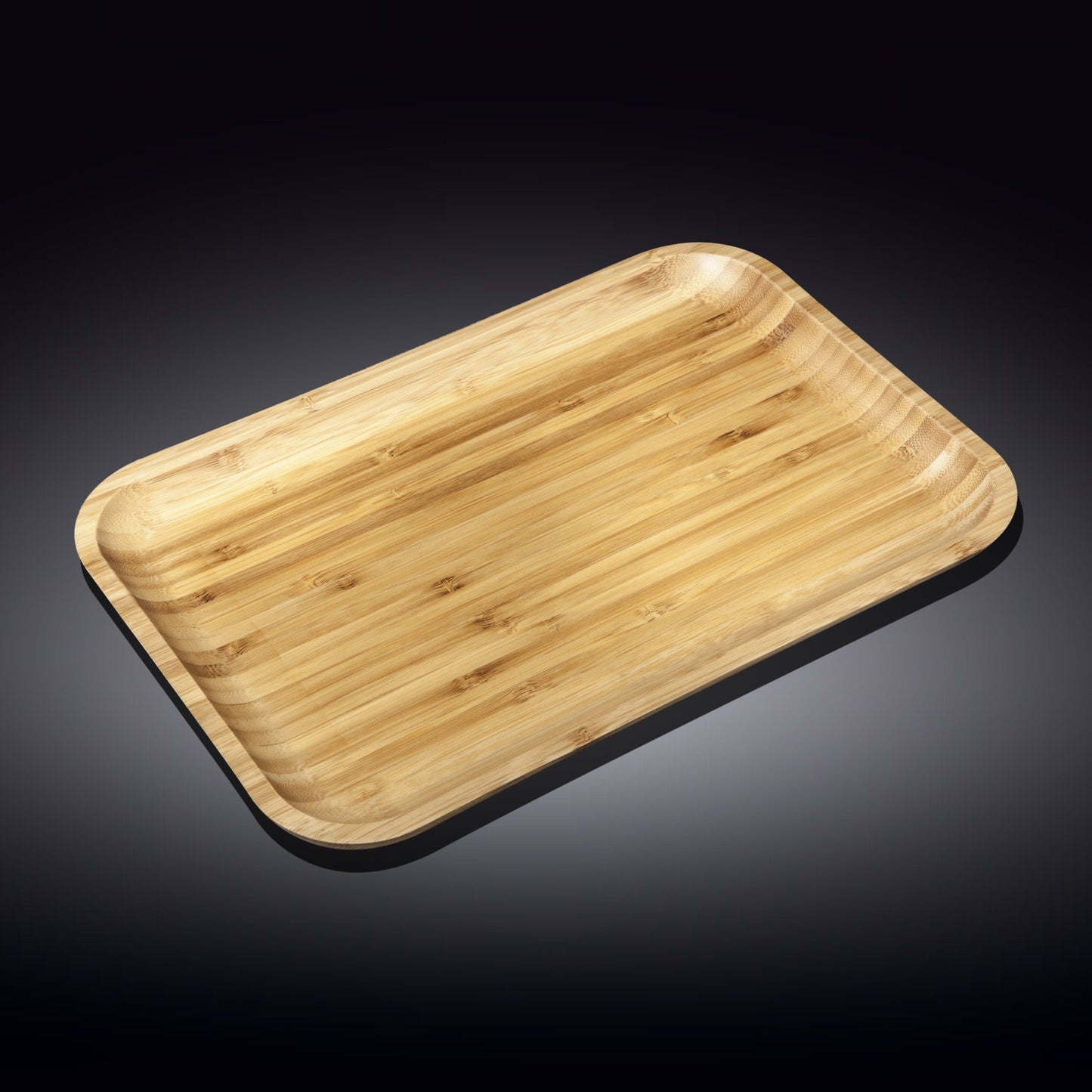 Bamboo Platter 13" inch X 9" inch | For Appetizers / Barbecue / Burger