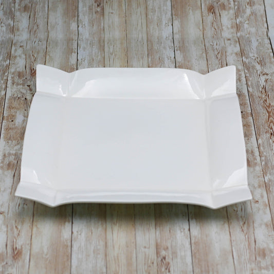 White Square Platter 14" inch X 14" inch | 35.5 X 35.5 Cm