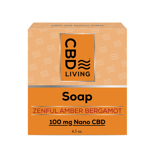 CBD Bath Soap 500 mg - Amber Bergamot (Two Bars)