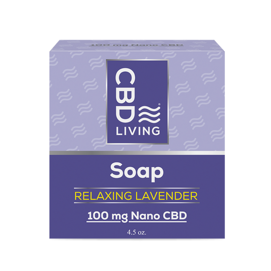 CBD Bath Soap 500 mg - Lavender with Jasmine (Two Bars)
