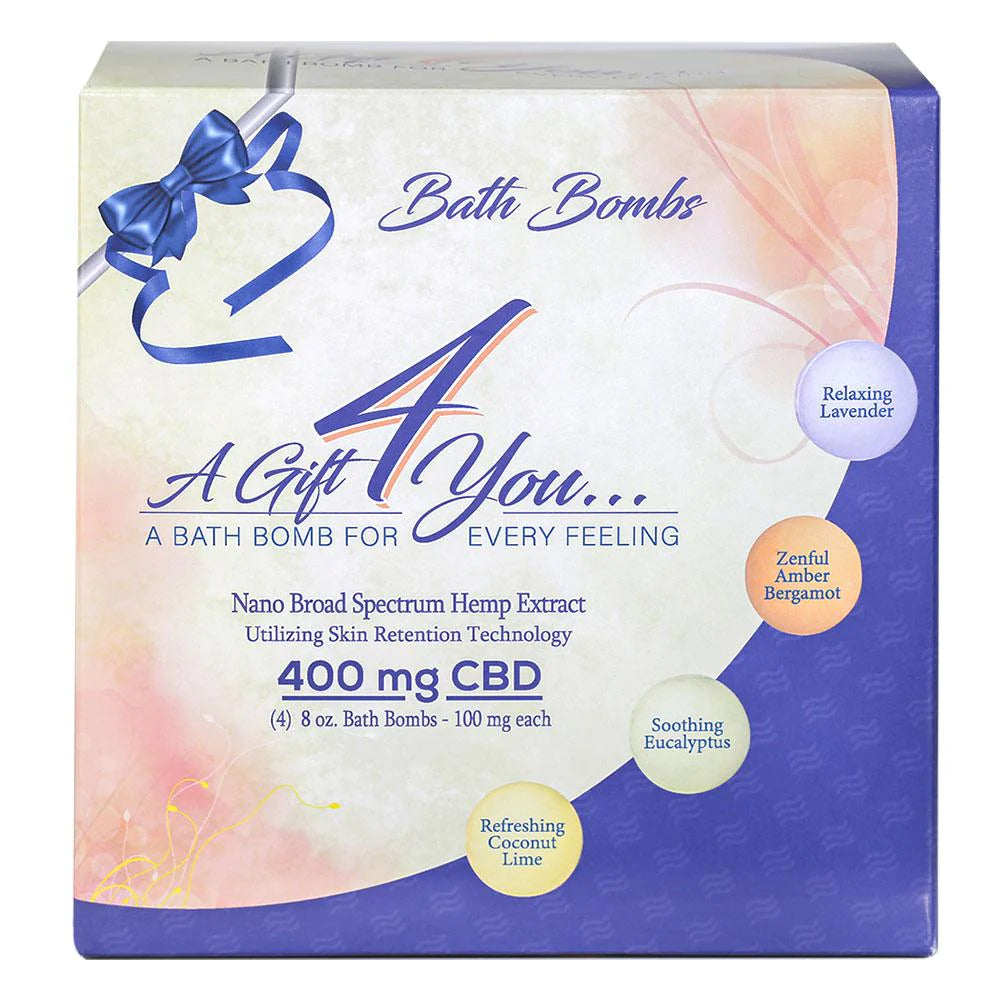 CBD Soaps Gift Set 400 mg - 4 Pack Set
