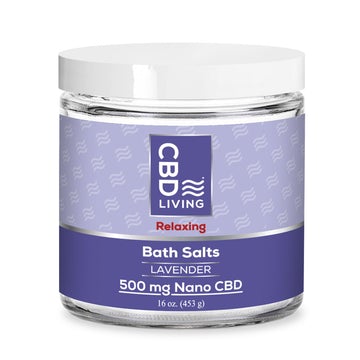 CBD Bath Salts 500 mg - Lavender