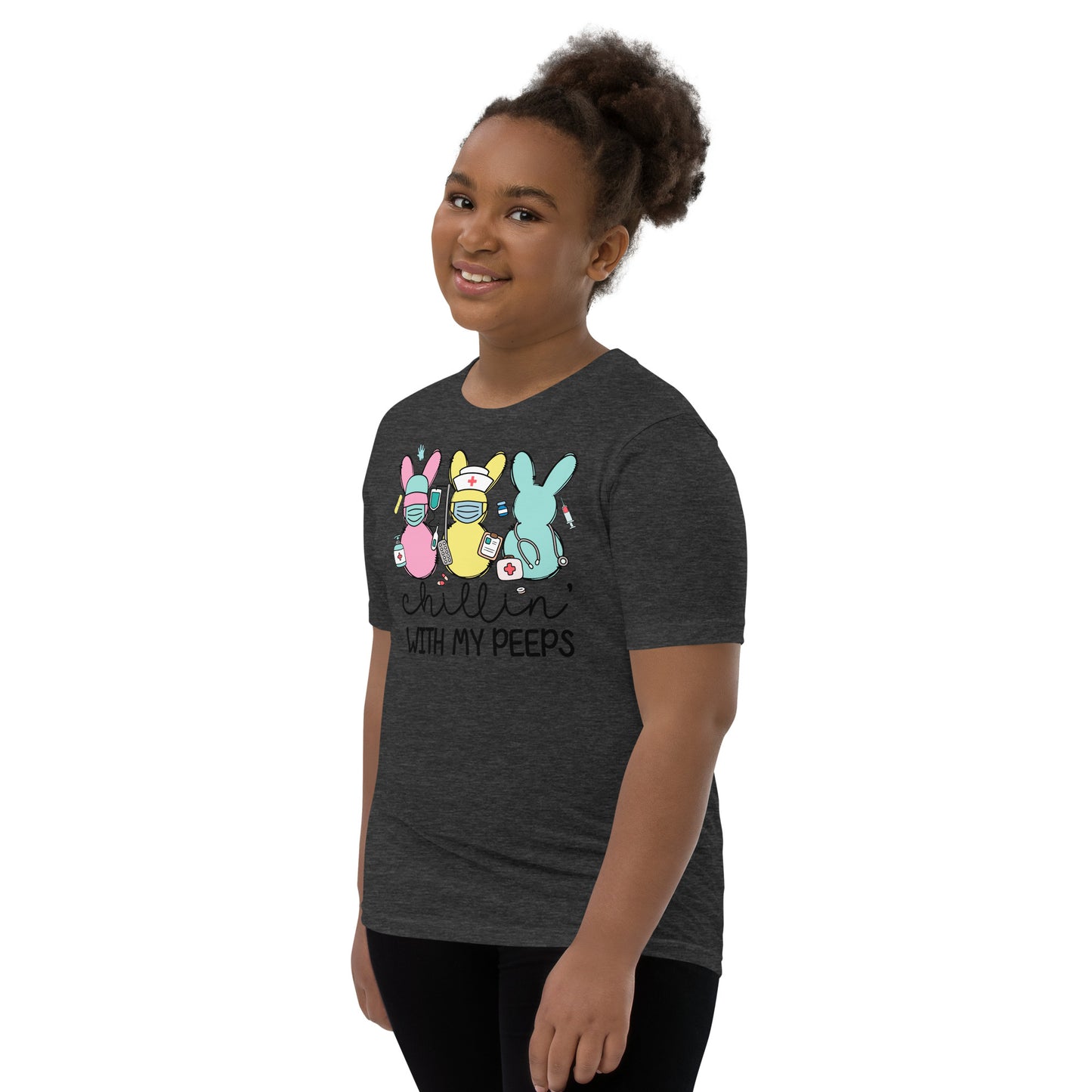 Youth Short Sleeve T-Shirt - Chillin' With My Peeps