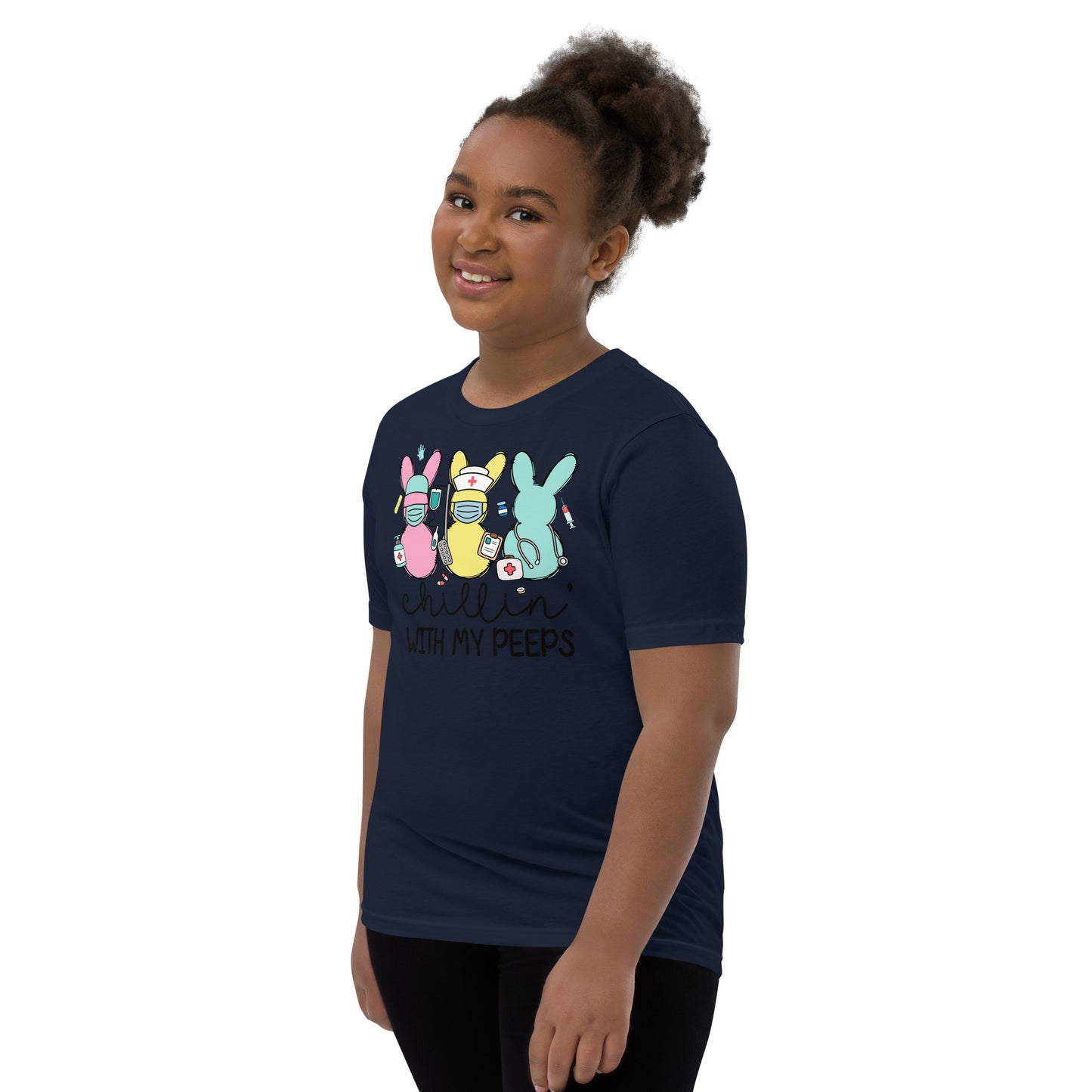Youth Short Sleeve T-Shirt - Chillin' With My Peeps
