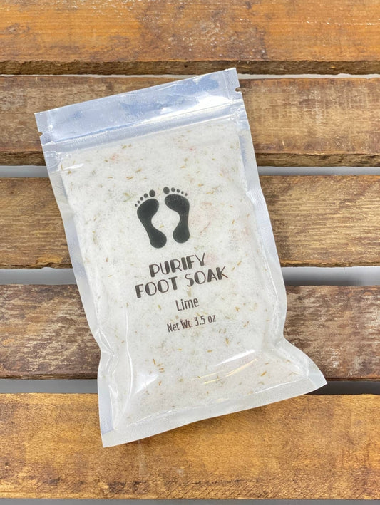 Fizzy Purify Foot Salt in 9 Scents (3.5 oz.)
